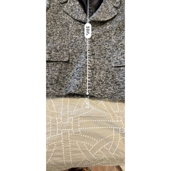 Vtg Elegant Wool Blend Womens Slimming Blazer Sz10 Dk Academia Whimsigoth Y2K - Picture 11 of 16